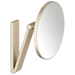 KEUCO iLook_move, Kosmetikspiegel, unbeleuchtet, rund, Wandmontage, 17612030000, Farbe: Bronze gebürstet