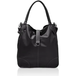 s.Oliver (Bags) 39.410.94.6911 39.410.94.6911 Damen Shopper 36x38x16 cm (B x H x T), Schwarz (Schwarz 9999)