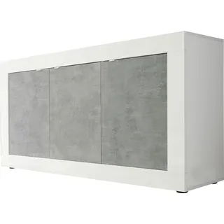 INOSIGN Sideboard »Basic Breite 160 cm, Kommode 3 Türen, Anrichte,«, Metallgriff, moderne Rahmenoptik, viel Stauraum, Farbauswahl weiß