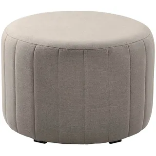 Fink Pouf »Helen«, mit seitlichen Nähten Fink beige