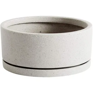 Hay Pflanztopf grau aus Polystone, ø28cm, 507993