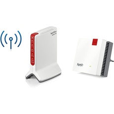 AVM Fritz!Box 6820 V3 LTE Router (LTE-Modem, WLAN N, 1x Gigabit-LAN, SIM-Karten-Slot) & Fritz!Repeater 1200 AX (Wi-Fi 6, WLAN Mesh)
