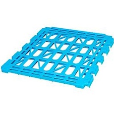 Etagenboden, Kunststoff, für 4-seitige Rollbox, blau (RAL 5012)