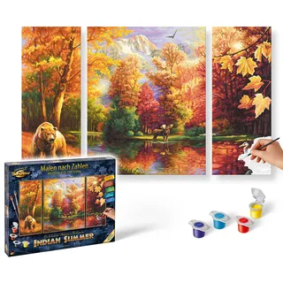 Schipper Meisterklasse Triptychon - Indian Summer 1 St. 20 cm x 50 cm mehrfarbig
