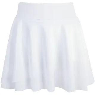 Bezioner Tennisrock Mädchen,Hohe Taille Hosenrock Faltenrock mit Taschen Hose Golf Skorts Plissierte Skater Sportrock Kinder Schuluniform Weiß XXL(13-15 Jahre,150–165 cm)