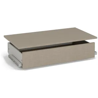 Rauch Möbel ZUBEHÖR, Schublade, Leinenoptik, Maße 88x21x49 cm | Innenschublade für Kleiderschränke der Serien Mylora und Lunik, für Elementbreite 90 cm
