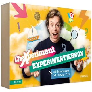Franzis 67198 - CheXperiment Experimentierbox: 35 Experimente mit Checker Tobi. Ab 6 Jahren
