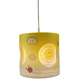 Niermann Kinderhängeleuchte , Multicolor , Kunststoff , Kinder , zylindrisch , 27 cm , Lampen & Leuchten, Innenbeleuchtung, Kinderzimmerlampen, Kinderhängeleuchten