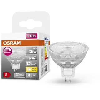 Osram Ledvance LED Reflektor MR16 GU5.3 5W Warmweiß dimmbar, klar