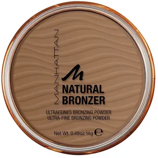 Manhattan Natural Bronzer, Farbe 001 Sunlight, wasserfestes Bronzing-Puder für einen individuell gebräunten Teint, 14 g