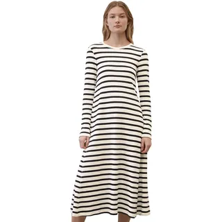 Marc O'Polo Women's 302305659093 Jersey Dress, Striped,Mehrfarbig (E12),M