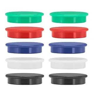 kompatible Ware Magnete Kunststoff Ø 3,2 x 0,73 cm, 10 St.