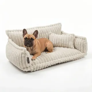 Hundesofa / Katzensofa 'Chaffar' - Creme - L (100cm)