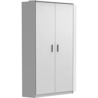 WIMEX Eckkleiderschrank Joker 95 x 198 x 30 cm Weiß