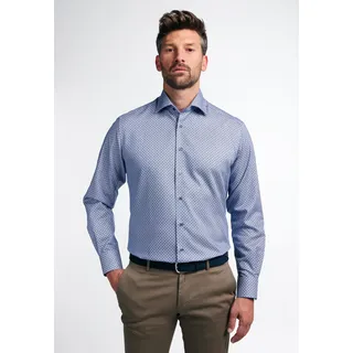 Eterna Langarmhemd "MODERN FIT", NON IRON (bügelfrei), navy