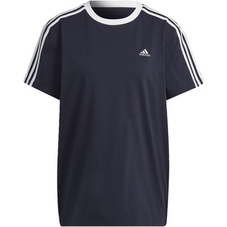 adidas Damen T-Shirt (Short Sleeve) W 3S Bf T, Legend Ink/White, HC0105, XL/S