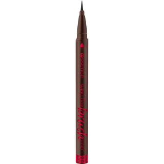 Essence fine brush liner waterproof, Eyeliner, Nr. 02, Braun, langanhaltend, schnelltrocknend, sofortiges Ergebnis, vegan, wasserfest, ohne Mikroplastikpartikel, ohne Parfüm, 1er Pack (0.7g)