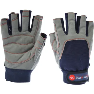 MOTIVEX Segelhandschuhe Rote Naht alle Finger geschnitten Grösse XL