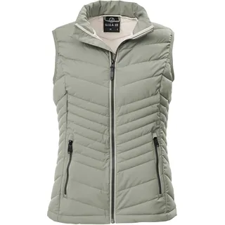 Steppweste "GS 109 WMN QLTD VST", Damen, Gr. 46, beige (dunkelgrün), Obermaterial: 100% Polyester.Futter: 100% Polyester.Füllung: 100% Polyester, G.I.G.A. DX BY KILLTEC, Westen Steppweste, Atmungsaktive, winddichte Damenweste mit 10.000 mm Wassersäule