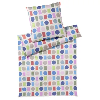 Solid Stripe greige 135 x 200 cm + 80 x 80 cm