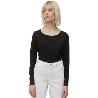 Marc O'Polo Longsleeve aus Bio-Baumwolle, Black, L