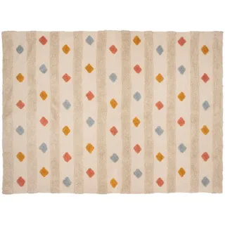 Atmosphera for kids Kinderteppich 120/170 cm Arlekin , Multicolor , Naturmaterialen , 120x170 cm , Teppiche und Böden, Teppiche, Kinderteppiche