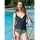 Badeanzug Damen Schwarz 36