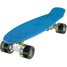 Ridge Skateboard Mini Cruiser, blau-klar grün, 22 Zoll, R22