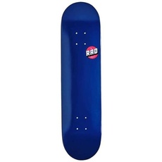 RAD Unisex – Erwachsene Blank Logo Skateboard, Navy, 8.25"