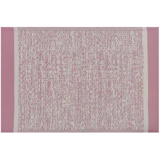 Beliani Teppich Rosa/Weiß Polypropylene 120 x 180 cm Outdoor Indoor Matte mit modernem Muster Rechteckig , 120x180 cm , Teppiche und Böden, Teppiche, Outdoorteppiche