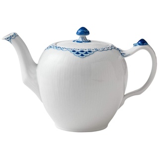 Royal Copenhagen Princess TEEKANNE, Porzellan, Blau-Weiß, 24cm