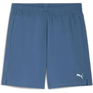 Puma Unisex M Tad Foundations 7" Woven W/Zip Pockets Gewebte Shorts, Dunkles Indigoblau, L EU