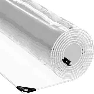 vidaXL Pflanzenabdeckung Transparent 6 x 6 m PVC - Transparent