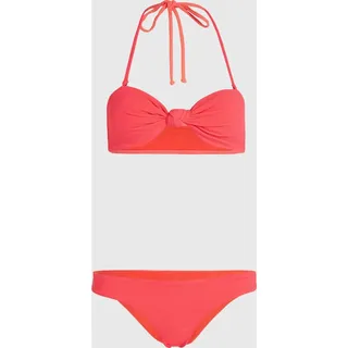 O'Neill Knot Bandeau Matira Bikini SET pink flamingo (14032) 44
