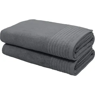 my home Saunatuch »Sanremo Premium, Premium Handtücher, 600 gr/m2, 80x200cm« Bordüre, einfarbig, flauschig, weich, dicke Qualität, 5 Jahre Garantie