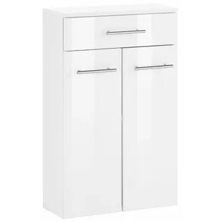 WELLTIME Waschbeckenunterschrank Venedig 50 x 79 cm Weiß
