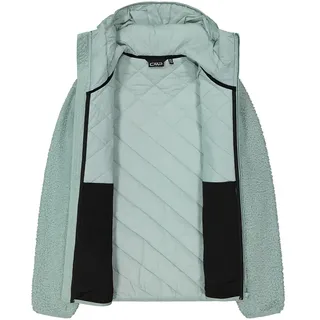 CMP Woman Jacket Hybrid FIX Hood Jade - S