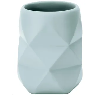 KLEINE WOLKE Zahnputzbecher Crackle, Opal, 8 x 10 cm, Polyresin