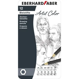 Eberhard Faber Bleistift Artist Color 12 St. Grün/Schwarz/Mehrfarbig