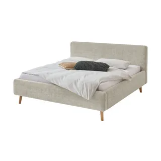 Meise Möbel Polsterbett Mattis 160 x 200 cm Stoff Beige
