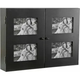 Schlüsselkasten Versa Schwarz Holz (8,5 x 33 x 46 cm) - Schwarz