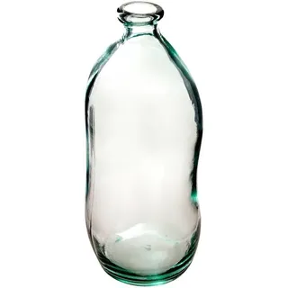 Atmosphera Vase Dame Jeanne – recyceltes Glas – transparent Höhe 35 cm – Atmosphera Designer Innen