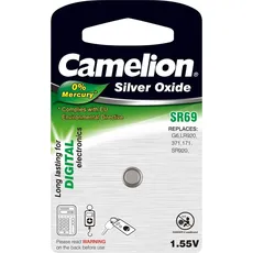 Camelion Batterie Camelion SR69 Silber Oxid ( 1 Stück) (1 Stk., SR69, 30 mAh), Batterien + Akkus