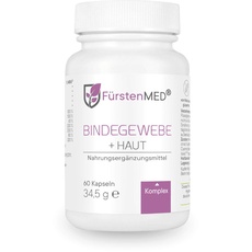 FürstenMED® Bindegewebe + Haut* mit Vitamin C - Hochdosierter Komplex - OPC, Beta Carotin, L-Lysin, L-Prolin - Vegan & Ohne Zusätze