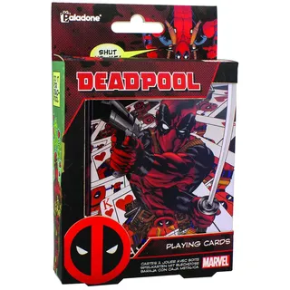 Paladone – etony kart Marvel Deadpool – Oficjalny produkt premium do gier