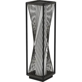Solar Stehlampe Rattan mit Lichtsensor 25 LEDs Solarlampen im Boho-Stil IP44 Wasserdichte Solarleuchte Solarlampe Outdoor Lampe Akku Solarlaterne für Garten Balkon Außen Rasen Hof Aosom