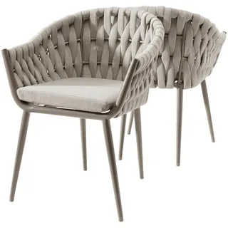 Destiny Sessel MOLINO 59 x 61 x 81 cm taupe 2 St.