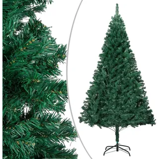 The Living Store Künstlicher Weihnachtsbaum mit Dicken Zweigen Grün 150 cm PVC - Grün