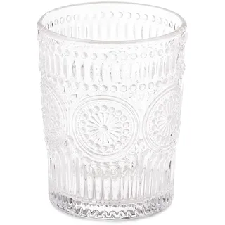 Relaxdays 4x Trinkglas, Trinkgläser, Transparent