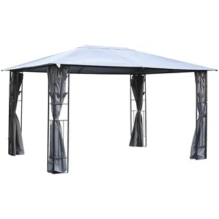 KONIFERA Pavillonseitenteil für »Kreta«, 2 Seitenteile, BxT: 300x400 cm, grau